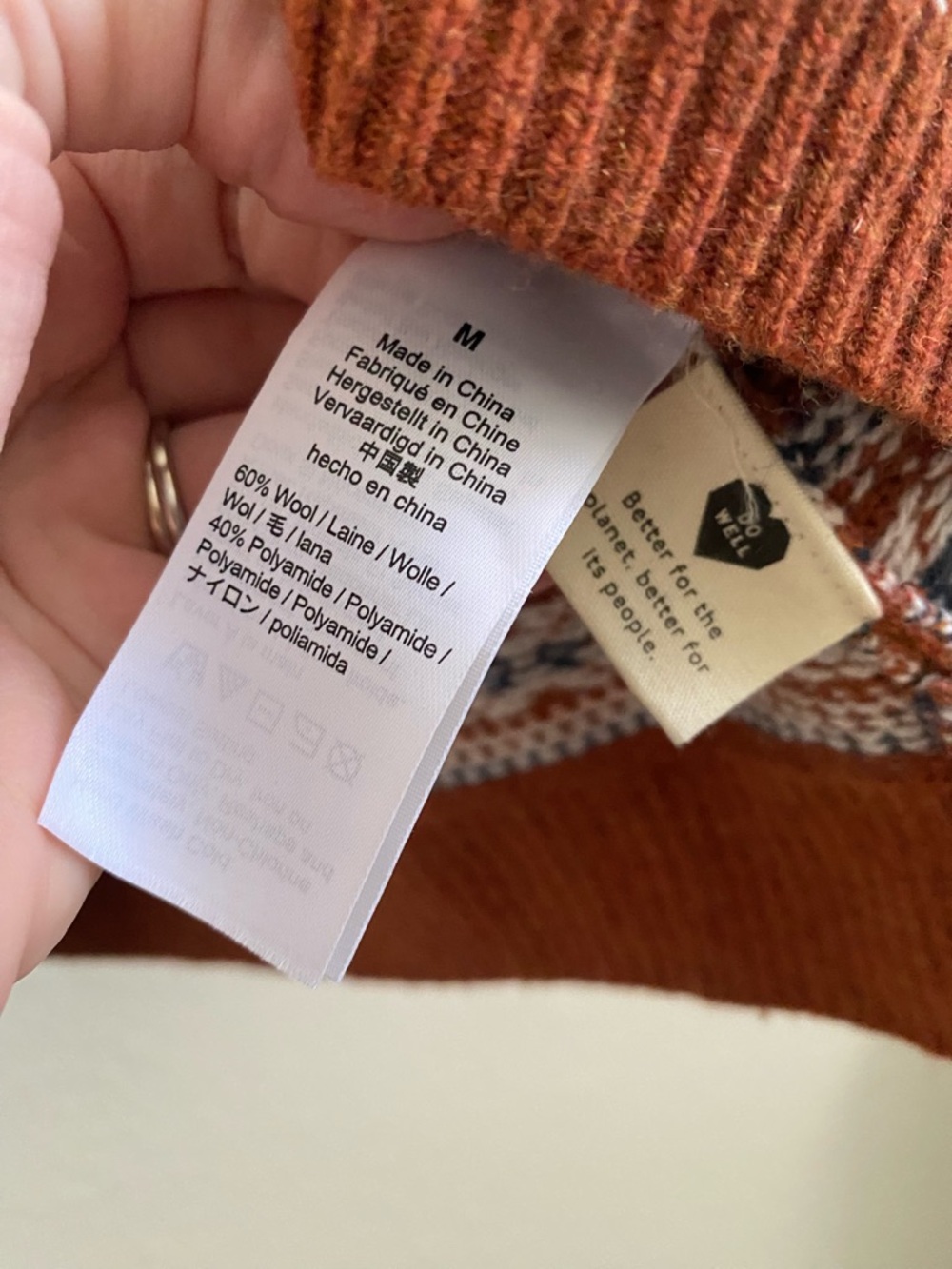 Madewell Woodside Wool Jacquard Pullover Sweater - Picture 4 of 5